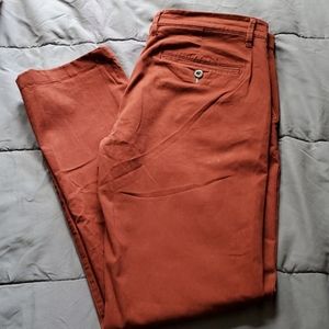 Men's Rustic orange khakis